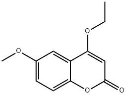 2H-1-Benzopyran-2-one,4-ethoxy-6-methoxy-(9CI) Structure