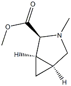 3-Azabicyclo[3.1.0]hexane-2-carboxylicacid,3-methyl-,methylester,[1R-(1-alpha-,2-bta-,5-alpha-)]-(9CI) 结构式