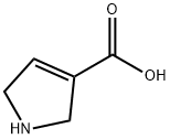 1H-吡咯-3-羧酸,2,5-二氢-, 72519-12-1, 结构式