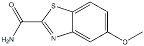 2-Benzothiazolecarboxamide,5-methoxy-(7CI,8CI,9CI) Struktur