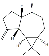 (1aR,4aR,7aR,7bR)-デカヒドロ-1,1,4β-トリメチル-7-メチレン-1H-シクロプロパ[e]アズレン 化学構造式
