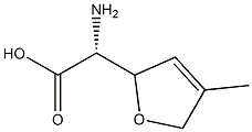threo-Hex-4-enonic acid, 2-amino-3,6-anhydro-2,4,5-trideoxy-5-methyl- (9CI) Structure
