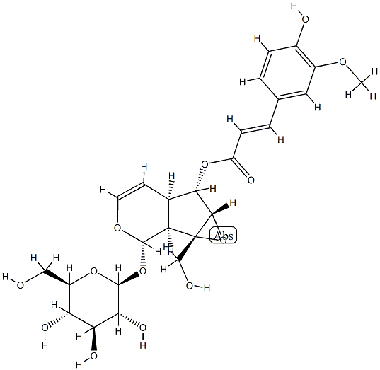 6-Feruloylcatalpol Structure
