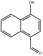 4-ヒドロキシ-1-ナフトアルデヒド 化学構造式