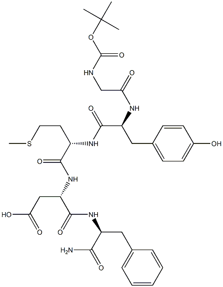 rat gastrin C-terminal pentagastrin 结构式