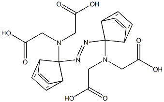 4,4'-bis(alpha-iminodiacetic acid)azotoluene Structure