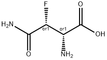 D-Asparagine, 3-fluoro-, (3S)-rel- (9CI) Struktur