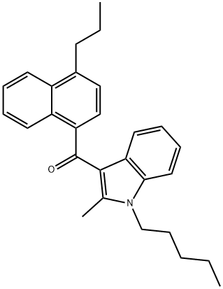 JWH 181|(2-甲基-1-戊基-1H-吲哚-3-基)(4-丙基-1-萘基)甲酮