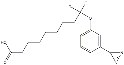 omega-(diazirinophenoxy)nonanoic acid Structure