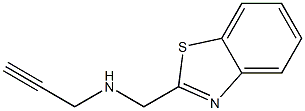 2-Benzothiazolemethanamine,N-2-propynyl-(9CI) 结构式