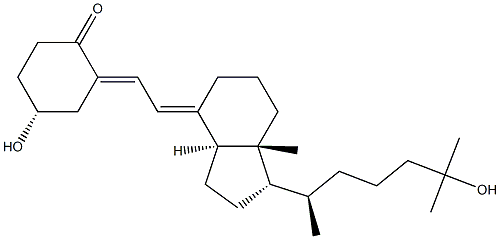 19-nor-10-keto-25-hydroxyvitamin D3 结构式
