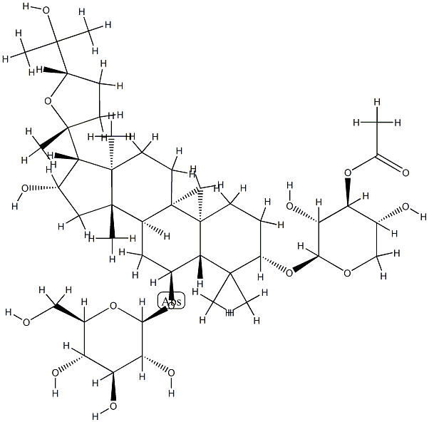 异黄芪皂甙 II, 86764-11-6, 结构式