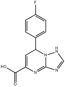 7-(4-fluorophenyl)-4,7-dihydro[1,2,4]triazolo[1,5-a]pyrimidine-5-carboxylic acid|