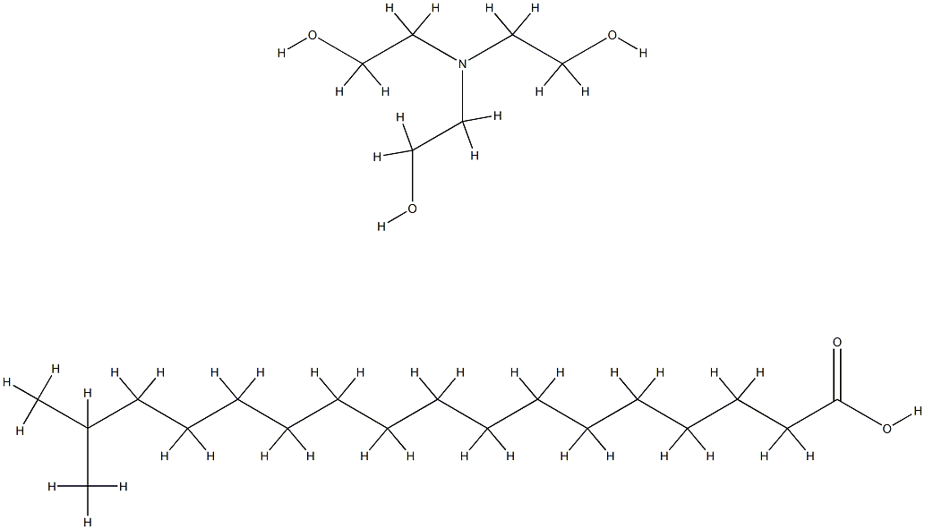 异硬脂酸TEA盐 结构式