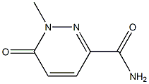 3-Pyridazinecarboxamide,1,6-dihydro-1-methyl-6-oxo-(6CI,7CI) Structure