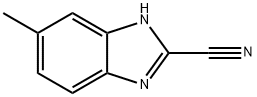 1H-Benzimidazole-2-carbonitrile,5-methyl-(9CI) Structure