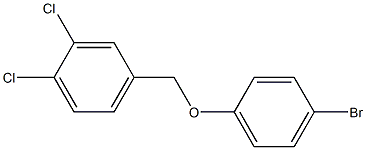 4-(4-bromophenoxymethyl)-1,2-dichlorobenzene Structure