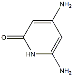 2-Pyridinol,4,6-diamino-(7CI) Structure