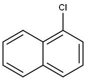 1-クロロナフタレン 化学構造式