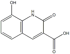 3-Quinolinecarboxylicacid,2,8-dihydroxy-(7CI) 结构式