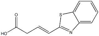 3-Butenoicacid,4-(2-benzothiazolyl)-(7CI) Struktur