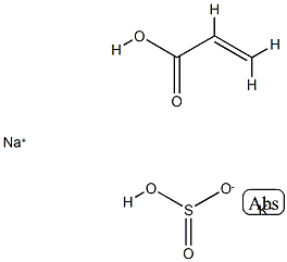 2-Propenoic acid, telomer with sodium hydrogen sulfite, potassium salt Struktur