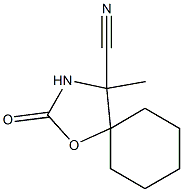 1-Oxa-3-azaspiro[4.5]decane-4-carbonitrile,4-methyl-2-oxo-(7CI) Struktur
