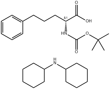 BOC-D-2-氨基-5-苯基戊酸 结构式