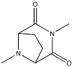 2,5-Pyrrolidinedicarboximide,N,1-dimethyl-(7CI) Struktur