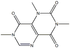 3,8,10-trimethyl-3,5,8,10-tetrazabicyclo[4.4.0]deca-4,11-diene-2,7,9-trione Struktur