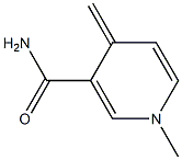3-Pyridinecarboxamide,1,4-dihydro-1-methyl-4-methylene-(9CI) Struktur