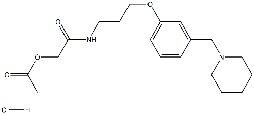 Roxatidine acetate hydrochloride Structure