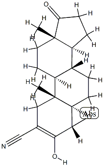 17-ketotrilostane 结构式