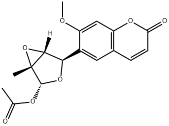 乙酰基二氢美味草素A, 94285-22-0, 结构式