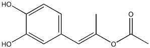 1,2-Benzenediol,4-[2-(acetyloxy)-1-propenyl]-(9CI) Structure