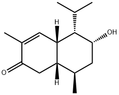 8-Hydroxy-4-cadinen-3-one Struktur