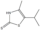 2-Thiazolethiol,5-isopropyl-4-methyl-(6CI) 结构式