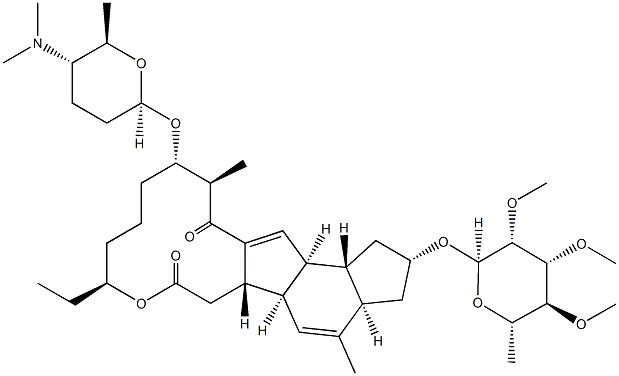 多杀霉素D, 131929-63-0, 结构式