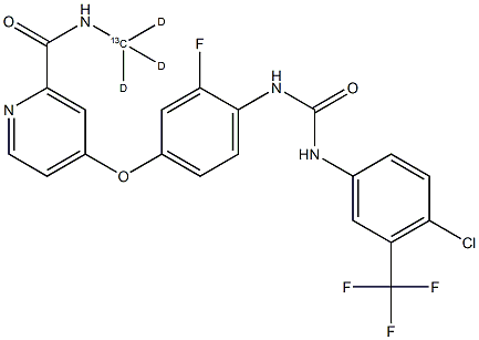 Regorafenib-13C-d3 Structure