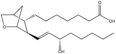 9,11-methane-epoxy Prostaglandin F1α Struktur