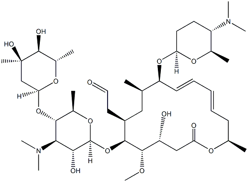 スピラマイシン 化学構造式