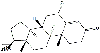 6-chloro Testosterone Structure