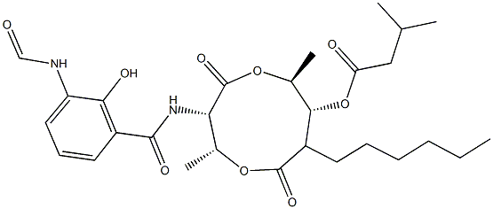 アンチマイシンA 化学構造式