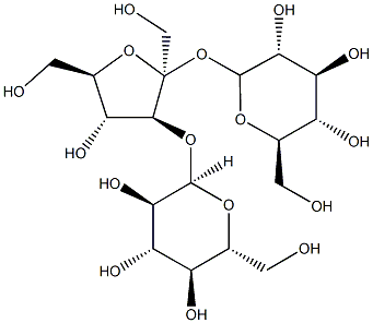 D-PLUS-MELEZITOSE HYDRATE Structure