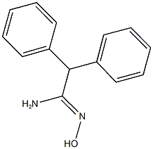 (1Z)-N''-HYDROXY-2,2-DIPHENYLETHANIMIDAMIDE Struktur