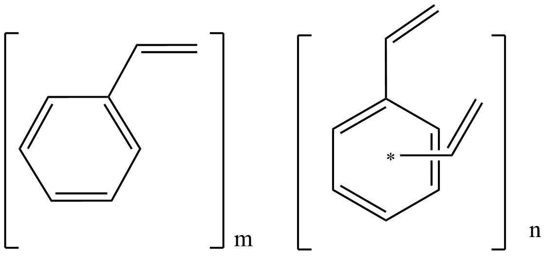 聚苯乙烯树脂, 9003-70-7, 结构式