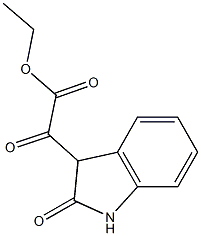 ETHYL OXO(2-OXO-2,3-DIHYDRO-1H-INDOL-3-YL)ACETATE Struktur