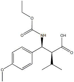 (2S)-2-[(S)-[(ETHOXYCARBONYL)AMINO](4-METHOXYPHENYL)METHYL]-3-METHYLBUTANOIC ACID