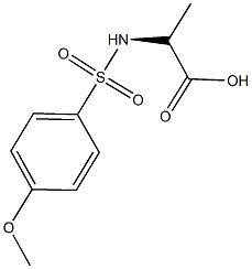 (2S)-2-{[(4-methoxyphenyl)sulfonyl]amino}propanoic acid