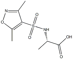 (2S)-2-{[(3,5-dimethylisoxazol-4-yl)sulfonyl]amino}propanoic acid